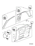 Rover 200/25/MG ZR Interior Liners - 3 Door