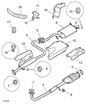 Rover 25 Exhaust System - 1600