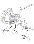 Rover 200/25/MG ZR Selector Mechanism - Internal - 1800/2000 Manual PG1