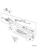 Rover 200/25/MG ZR Steering Rack - Power Assisted - LHD to 471564