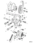 Rover 200/25/MG ZR Power Steering Pump - Petrol Manual Tensioner
