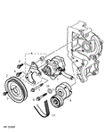 Rover 200/25/MG ZR Power Steering Pump - Diesel Air Con