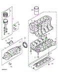 Rover 75/MG ZT Block, Crankshaft, Con Rods and Pistons - 1800 Petrol 4 Cylinder