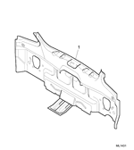 Body assembly-rear - AQA500010 - Genuine MG Rover