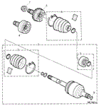 Rover 200/400 to 95 Driveshaft - 2000