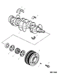 Rover 200/400 to 95 Crankshaft and Bearings - 1600 Petrol 16V DOHC