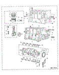 Rover 200/400 to 95 Part Engine - 1900 Diesel