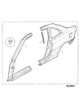 Rover 200/400 to 95 Body Side Panels - Coupe