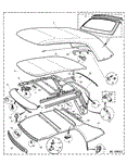 Rover 200/400 to 95 Hood Cover, Frame and Fittings