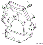 Rover 200/400 to 95 Rear Engine Plate, Fixings - 2000 Petrol