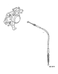 Cable-kickdown automatic transmission - UCV10015 - Genuine MG Rover