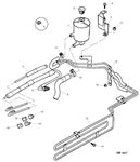 Rover 200/400 to 95 Power Steering Pipes, Hoses and Reservoir - Diesel