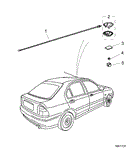 Rover 400/45/MG ZS Aerial