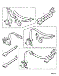 Rover 800 Late Rear Seat Belts and Fittings