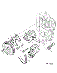 Rover 800 Late Power Steering Pump - 2000 - Air Con