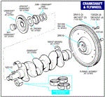 Triumph Spitfire Flywheel and Fittings