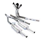 Triumph Spitfire Stainless Steel Sports Exhaust Systems - Twin Rear Silencer - Full System (Including 4 Branch Tubular Manifold)