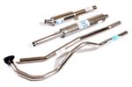 Triumph Spitfire Sports Exhaust Systems - Single Rear Silencer Stainless Steel Part System