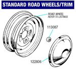 Triumph Vitesse Steel Road Wheels and Trim