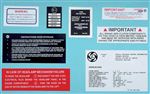 Triumph TR7 Vehicle Information Labels