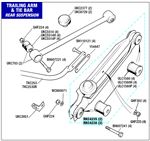 Triumph TR7 Trailing Arm, Tie Bar and Rear Anti Roll Bar