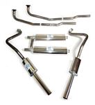 Triumph TR8 Orig Non Cat Stainless Steel Standard Manifolds Exhaust Systems - Twin Quiet