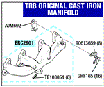 Triumph TR8 Original Cast Iron Manifolds