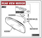 Triumph GT6 Rear View Mirror - Mk3