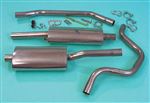 Triumph Dolomite and Sprint Stainless Steel Sports Exhaust System - Sprint and 1850 All Models