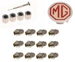 MGF and MG TF Wheel Nuts, Centre Caps and Valve Caps