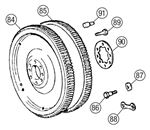 MGB Flywheel and Ring Gear - 4 Cylinder