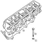 MGB Cylinder Head Gasket and Fixings - V8