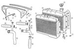 MGB Radiator and Hoses - 4 Cylinder Models up to Sept 1976