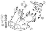 MGB Inlet Manifold Adaptor and Carb Mountings - V8