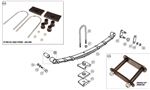MGB Road Springs and Fixings - Rear