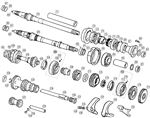 MGB Internal Gearbox Components - 4 Synchro