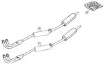 MGB Exhaust Systems - Standard Mild Steel One Piece Systems - 4 Cylinder