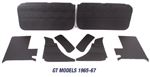 MGB Trim Panel Kits - GT Models 1965-1967 - 3 Synchro Push Button Exterior Door Handles