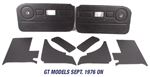 MGB Trim Panel Kits - GT Models Sept 1976 On - Window Winder Sweep Circle On Door Panels