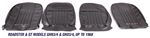 MGB Front Seat Cover Kits - Roadster and GT Models GHN3/4 and GHD3/4 - to 1968 - Non-Reclining Seats
