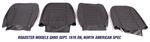 MGB Front Seat Cover Kits - Roadster Models GHN5 Sept 1976 On - North American Spec - Full Perforated Vinyl