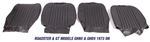 MGB Front Seat Cover Kits - Roadster and GT Models GHN5 and GHD5 1973 On