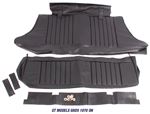 MGB Rear Seat Cover Kits - GT Models GHD5 1970 On