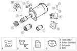 MGB Inertia Starter Motor - 3 Synchro 4 Cylinder Models 1962-1967