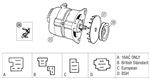 MGB Alternators - 4 Cylinder Models - 16/17/18ACR Type,1969-1980 and 16AC Type 1968-1969