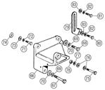 MGB Alternator Fixings - V8 Models