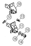 MGB Door Hinges - Roadster and GT