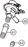 Triumph TR5-250 Heater Fittings - 6 Cylinder