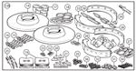 Triumph TR3 from TS15332, TR3A to TS34403 Brake Overhaul Kits - Full