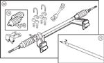 Triumph TR2-3B Steering Rack Conversion Kit and Associated Components